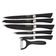 Kit Facas Everrich 6 Peças Aço Inox Antiaderente