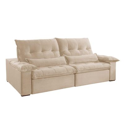Sofá Nivus Linho 2 Módulos De 80cm B25cm  A294 Linho Creme