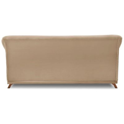 Sofa 2 Lugares Retro Polo 180cm Com Almofada Suede 1101 Ezz 1101