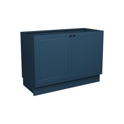 Balcão de Cozinha sem Tampo Évora 2 PT Azul Orion 120 cm