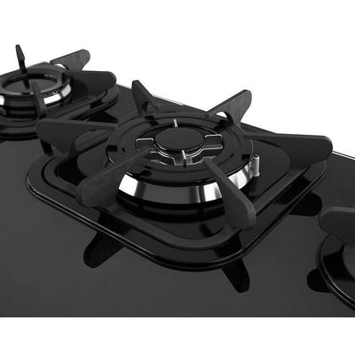 Cooktop 5 Bocas A Gás Mueller G4 Tripla Chama Preto Bivolt