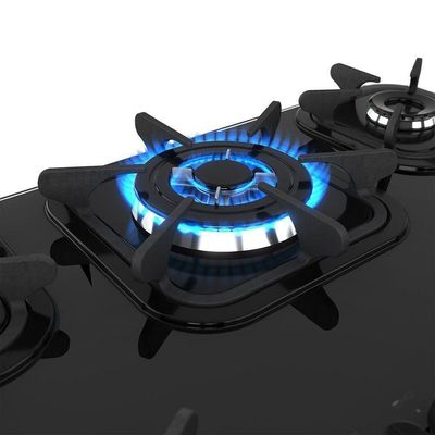Cooktop 5 Bocas A Gás Mueller G4 Tripla Chama Preto Bivolt