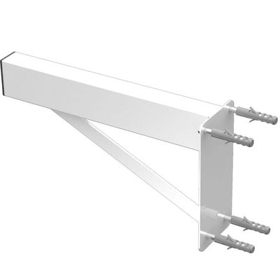 4 Suportes Pia Parafusar Bancada Aparador 30 Cm Branco