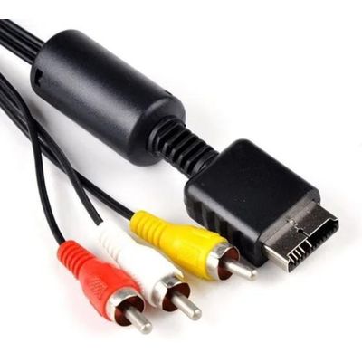 Cabo Av Audio Video Rca Aplicável Playstation Ps3 Ps2 Ps1