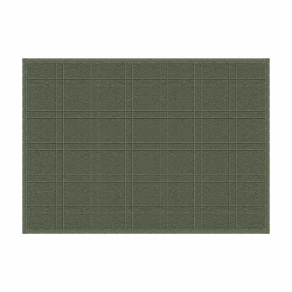 Toalha de Piso Santista Square Antiderrapante Algodão 50x80cm Verde