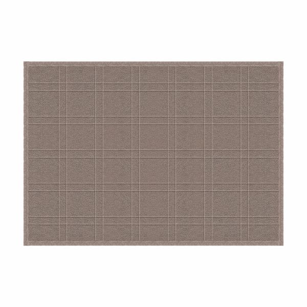 Toalha de Piso Santista Square Antiderrapante Algodão 50x80cm Bege Toalha de Piso Santista Square Antiderrapante Algodão 50x80cm Bege