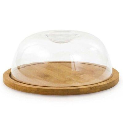 Kit Porta Queijo + Porta Manteiga Bambu