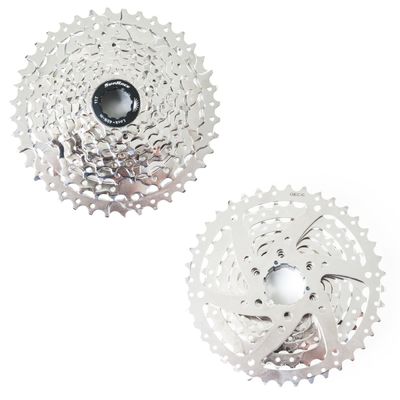 CASSETE De Bicicleta Bike K7 SUNRACE 9V 11/42 mtb M980 PRATA