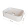 Gabinete Arm Banheiro Deli 2 Portas Com Cuba Oxford Branca Preto Fosco-nature