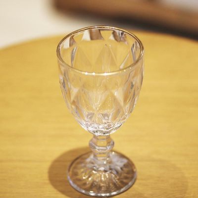 Jogo 12 Taças De Vidro Com Borda Dourada Diamond Cor Transparente água 300ml Class Home