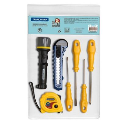 Kit de Ferramentas Tramontina 7 Peças com Lanterna n/a