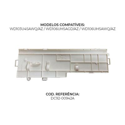 Placa Interface Lavadora Wd106uhsaw Samsung Dc92-00942a Alado único