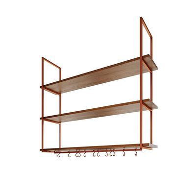 Nicho De Teto Indústrial Denver 120cm Cobre Preto