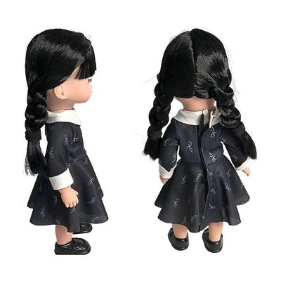 Boneca Vavazinha Com Mãozinha E Fantasminha (inspiração Série Wandinha)