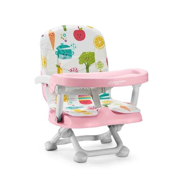 Cadeira de Refeição Portátil Multikids Baby Frutinhas até 15kg