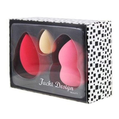 Kit Com 3 Esponjas Jacki Design Vermelho