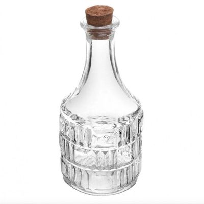 Conjunto 2 Garrafas De Azeite Suporte Em Madeira 180ml Lyor