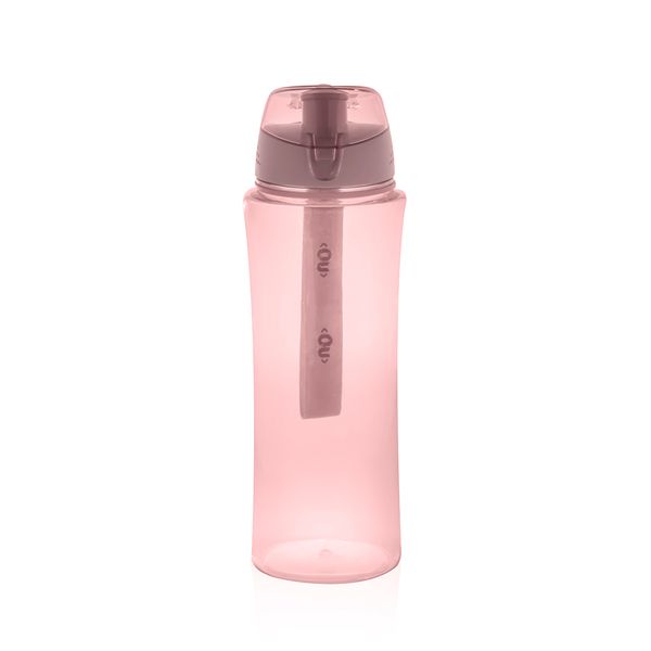 Garrafa Squeeze Martiplast Up de Polipropileno Rosa 650ml