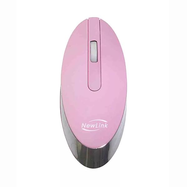 Mouse sem Fio Newlink Style 1000 DPI Rosa