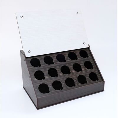 Caixa Porta Cápsulas Café Nespresso Com Tampa Mdf 31x20x18cm