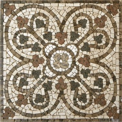 Mosaico Religioso Bizantino Trevo Tamanho 120cm