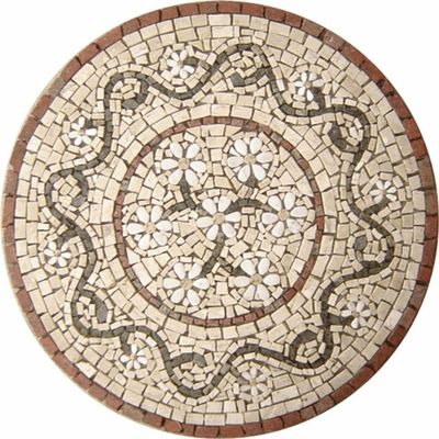 Mandala Mosaico Floral Rosone Fiorellini Veronesi I Tamanho 80cm