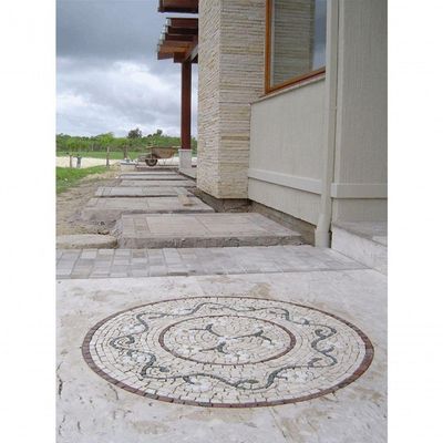 Mandala Mosaico Floral Rosone Fiorellini Veronesi I Tamanho 80cm