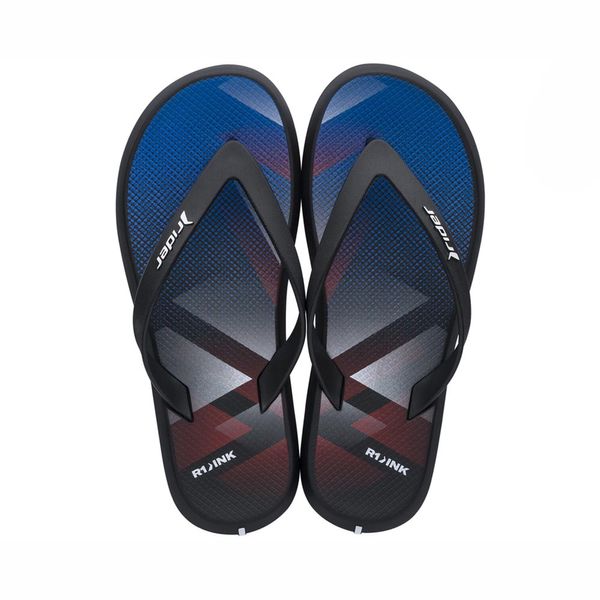 Chinelo Rider R1 Ink Ad Preto Azul e Branco 43/44 Chinelo Rider R1 Ink Ad Preto Azul e Branco 43/44