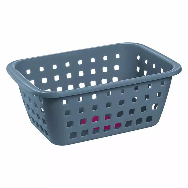 Cesto Organizador Ordene em Plástico Azul 3L