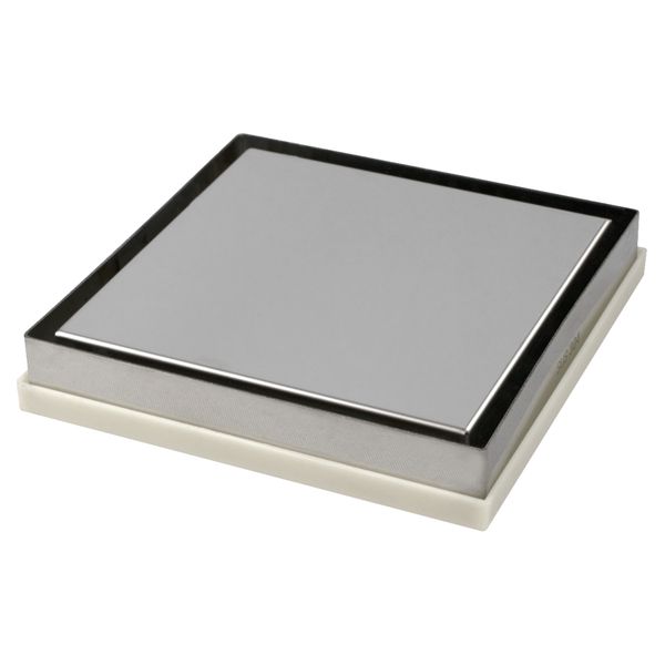 Ralo Oculto Square Inox PVC 15x15cm