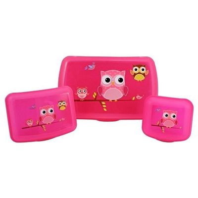 Conjunto Pote Organizador E Porta Acessórios Multiuso Rosa
