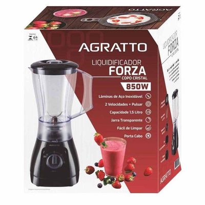 Liquidificador Agrato 850w 2vel Jarra Leitoso 1,5L 220V