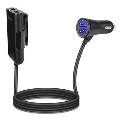 Carregador Extensivo Carro Automotivo Veicular 4 Usb Turbo