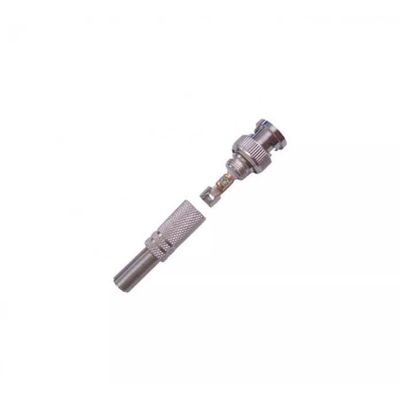 Conector Bnc Macho Com Mola E Parafuso 4Mm Pacote 10 Peças