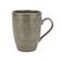 Caneca Le Mulaki Taupe Cerâmica Texturizada Cinza 320ml