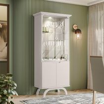 Cristaleira Vicenza 4 PT Off White