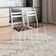 Conjunto com 2 Cadeiras Peters Revestimento Sintético Palha e Branco