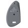 Mouse Sem Fio Recarregavel 2.4 Ghz Vertical Ergonomico Ortopedico Power Fit 1600 Dpi Cinza Usb - Pm300