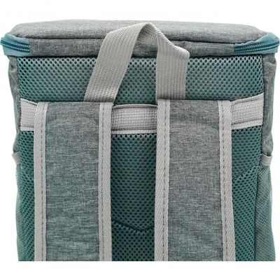 Mochila Térmica Cooler 18 Litros Impermeável Portátil Quente Frio Com Abridor De Garrafa cinza
