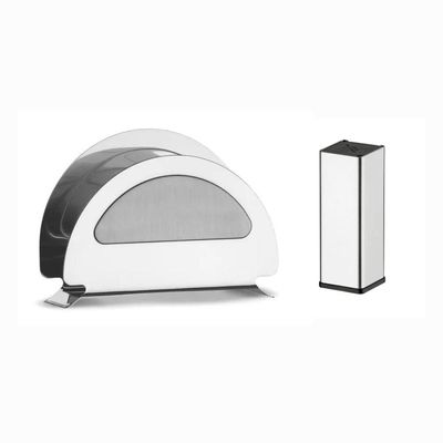 Kit Porta Guardanapo E Paliteiro Tramontina Service Em Aço Inox