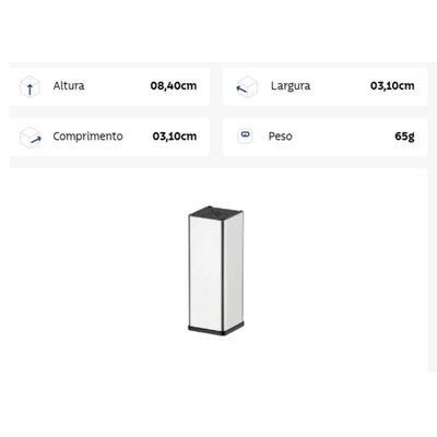 Paliteiro Tramontina Cosmos em Aço Inox