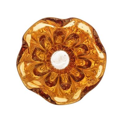 Vaso Murano Vidro Italy Ambar 10x11cm Wolff