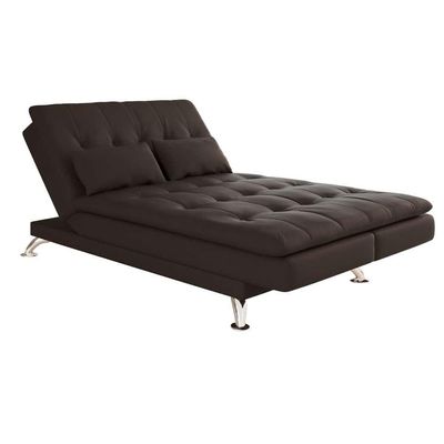Sofá-Cama Casal 3 Lugares Amanda Café