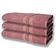 5 Toalhas Super Felpudas Grande E Grossa Algodão 80x150 Itália Soft Beka - Cinza/rosê