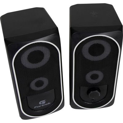 Caixa De Som Gamer Multimídia Fortrek Black Hawk Rgb Preta