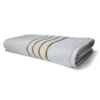 Jogo De Toalha 2 Banho 2 Rosto - 4pçs Luxo Montreal Branco