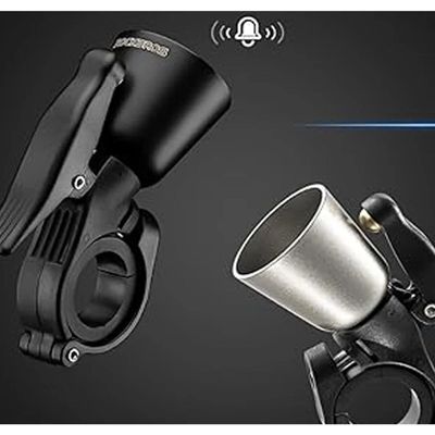CAMPAINHA PARA BICICLETA BIKE EM COBRE 100DB PRETA ROCKBROS