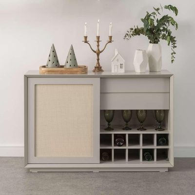 Buffet Corumbá com Tela 1 PT 1 GV Off White
