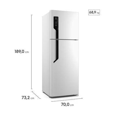 Geladeira Electrolux Frost Free 480L TF71 Duplex Efficient com AutoSense Branco / 110V