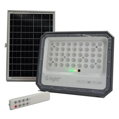Refletor Solar Led 1200lm 6500k Dc 3.2v C/ Controle Remoto